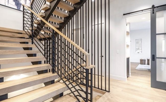 Railing, Screen Wall, and Double Stringer